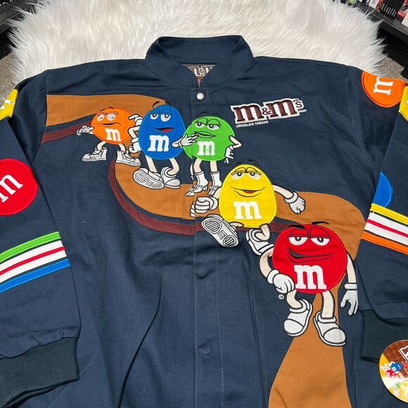 JH DESIGN M&M JACKET SIZE 4XL M & M'S BLUE - Picture 2 of 7